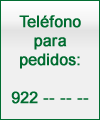 teléfono pedidos