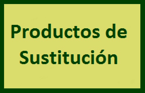 Productos de sustitución